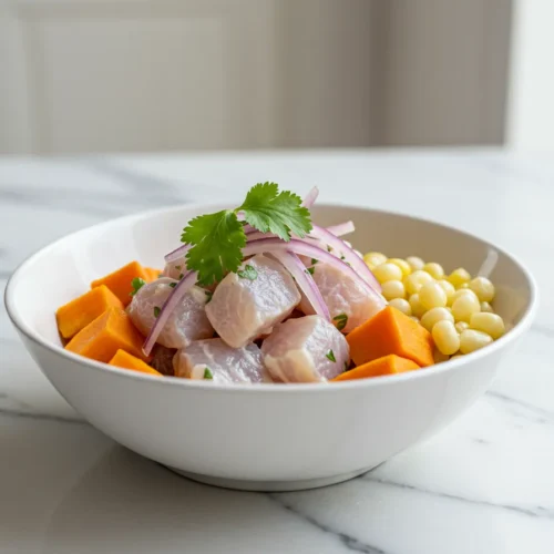 Authentic Peruvian Ceviche with Leche de Tigre Recipe