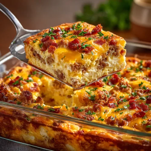 Home 12 Crack Breakfast Casserole (The Ultimate Crowd-Pleaser)
