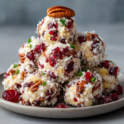 Mini Pineapple Cranberry Pecan Cheese Balls: The Perfect Party Appetizer