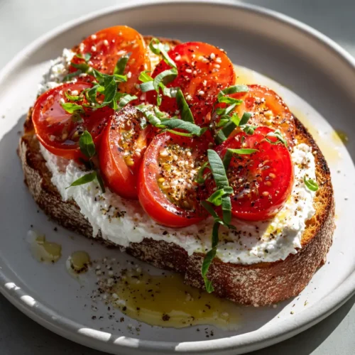 Home 10 Tomato and Cottage Cheese Toast (The Easiest Healthy Snack)