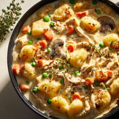 Gnocchi Chicken Pot Pie: The Ultimate One-Skillet Comfort Meal