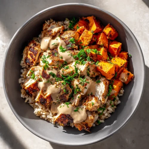 Chicken and Sweet Potato Rice Bowl: Your New Weeknight Favorite