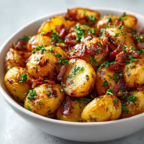Crispy Bacon Honey Roasted Potatoes (The Ultimate Recipe)