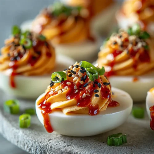 Home 13 Gochujang Deviled Eggs: A Spicy Twist on a Classic Appetizer