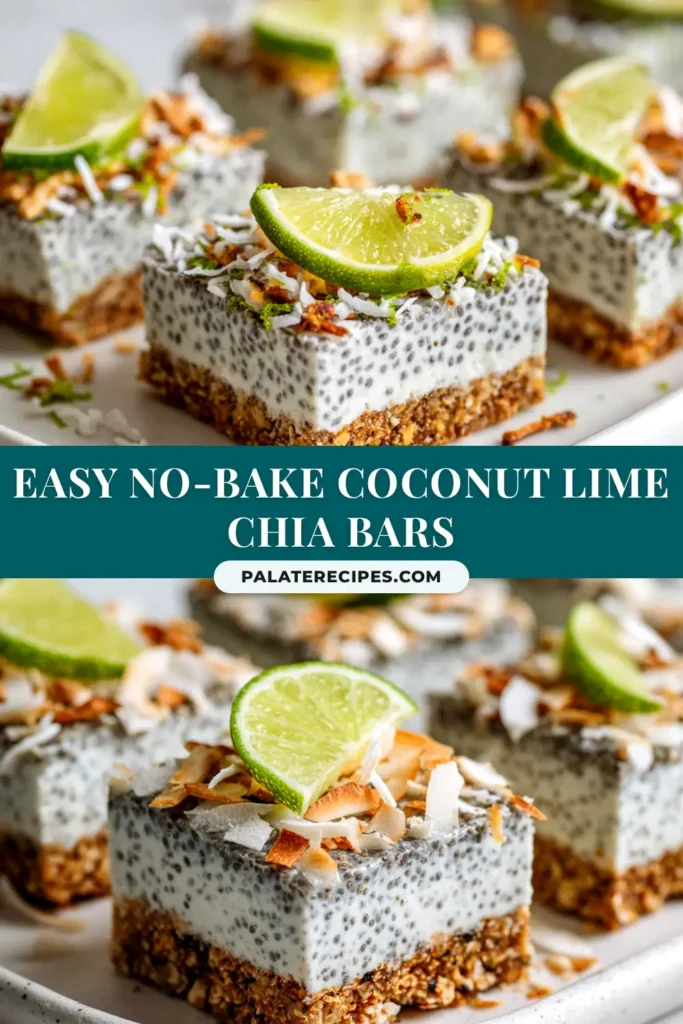 A stack of no-bake chia pudding bars with a chocolate topping, showing their texture. The perfect healthy, easy snack recipe.