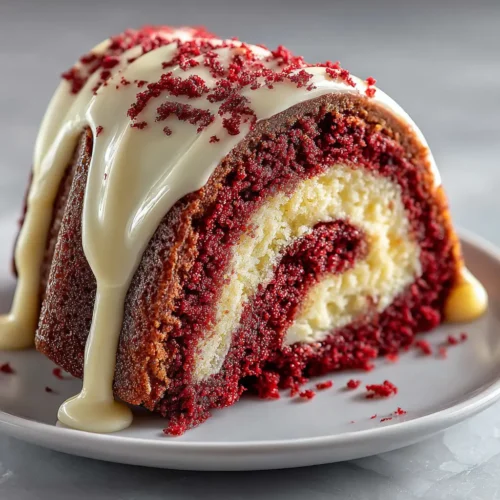 Red Velvet Cheesecake Bundt Cake: A Decadent Duo