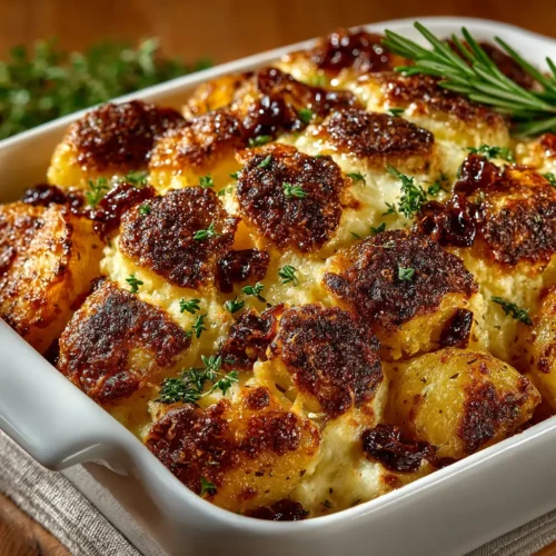 French Onion Potato Bake: The Ultimate Cheesy & Savory Casserole