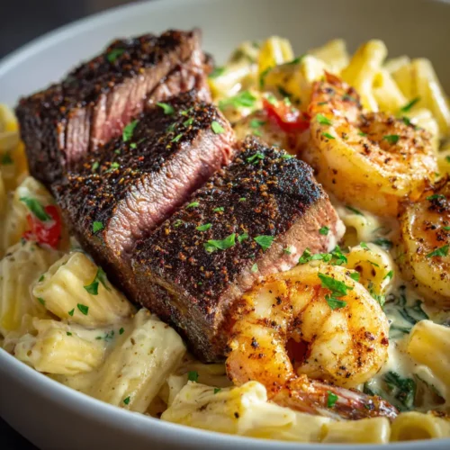 Blackened Steak Shrimp Alfredo: The Ultimate Recipe