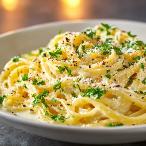 Creamy Lemon Garlic Pasta (Quick & Easy Weeknight Recipe)