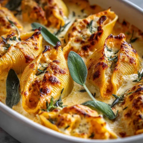 Pumpkin Gouda Stuffed Shells: A Creamy & Cozy Fall Recipe