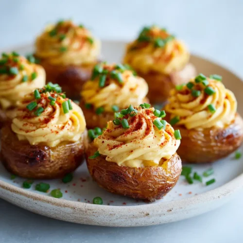 Vegan Deviled Potatoes (The Best Eggless Recipe!)