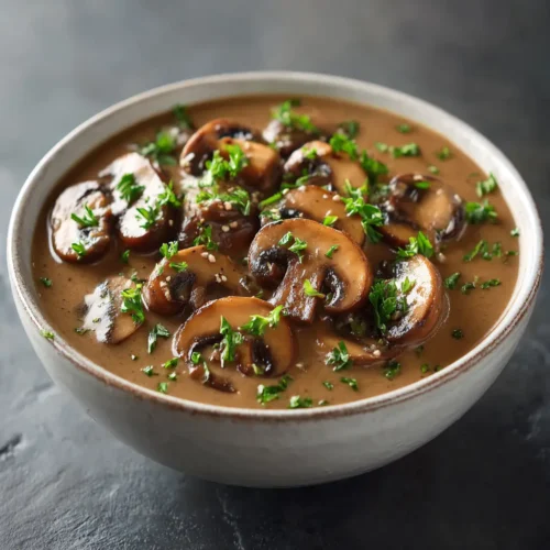 Mushroom Gravy Recipe (That’s Rich, Creamy, and Easy!)
