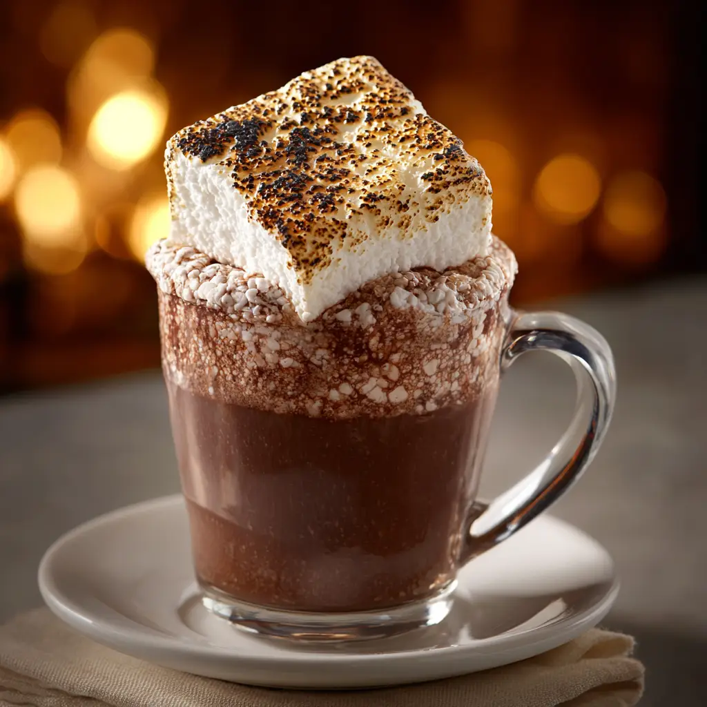 A festive hot cocoa bar setup with the Crockpot Hot Cocoa ready to be served alongside various toppings like marshmallows and whipped cream.