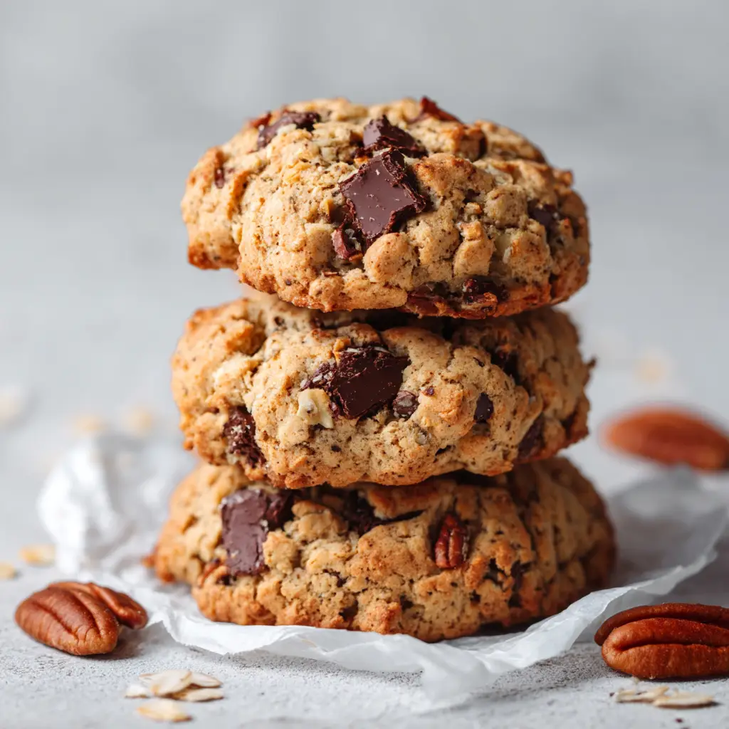 Gluten-Free Oatmeal Cookies: The Ultimate Chewy & Easy Recipe 2 A close-up of gluten-free oatmeal cookie dough being scooped onto a parchment-lined baking sheet.