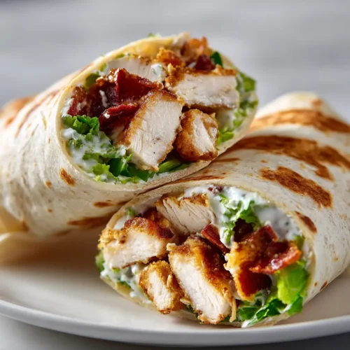 Crispy Chicken Bacon Ranch Wrap (The Ultimate Recipe)