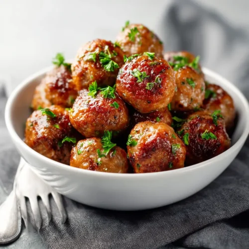 Oven Baked Meatballs (The Easiest, Juiciest Recipe!)