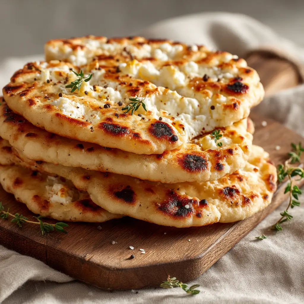 Cottage Cheese Flatbread (Viral 2-Ingredient Recipe!) 2 A sheet of freshly baked 2-ingredient flatbread cooling on a wire rack, ready to be used as a keto-friendly bread.