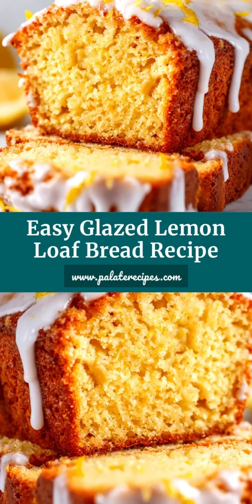 A perfect slice of moist Lemon Loaf Bread with a thick, tangy lemon glaze drizzled over the top. The perfect Starbucks copycat recipe!