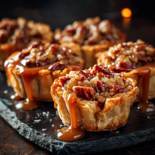 Home 7 Pecan Caramel Baklava Cups (Easy & Foolproof Recipe)
