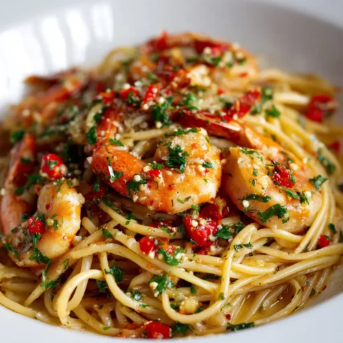 Chilli Garlic Prawn Pasta (Ready in 20 Minutes!)