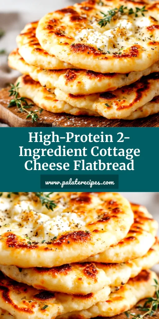 Cottage Cheese Flatbread (Viral 2-Ingredient Recipe!) 4 Viral Cottage Cheese Flatbread recipe - a simple, high-protein, 2-ingredient bread perfect for sandwiches and wraps, shown whole on parchment paper.