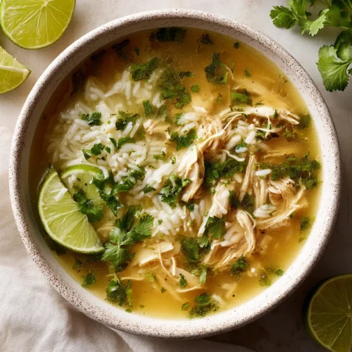 Ginger Lime Chicken and Rice Soup: The Ultimate Comfort Bowl