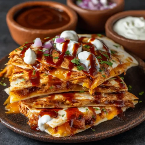 Home 3 Hot Honey BBQ Chicken Quesadillas: The Ultimate Weeknight Treat