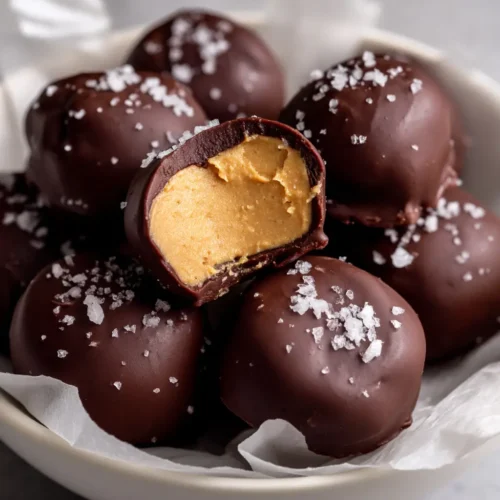 Home 6 Frozen Peanut Butter Greek Yogurt Bites (The Perfect Healthy Treat!)