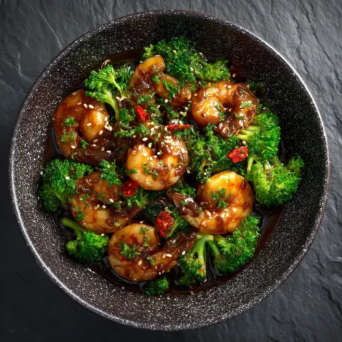 Home 19 The Ultimate Shrimp and Broccoli Stir-Fry with Garlic Brown Sauce