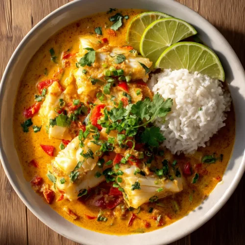 Vibrant Coconut Lime Fish Curry