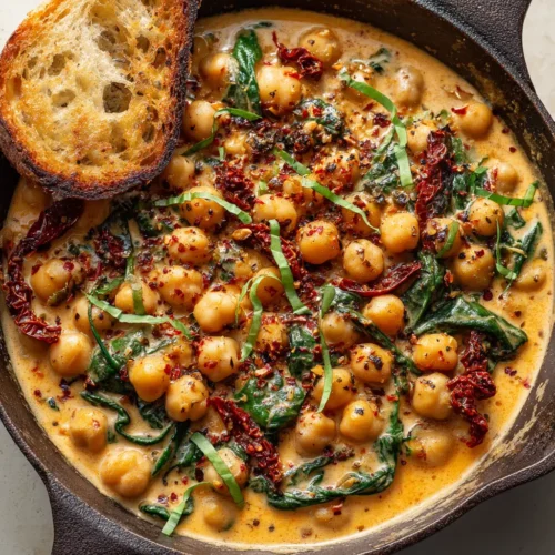 Marry Me Creamy Chickpeas: The Ultimate One-Pan Dinner