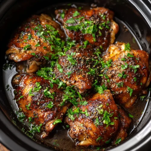 Home 20 Crock Pot Boneless Chicken Thighs (So Tender & Juicy!)