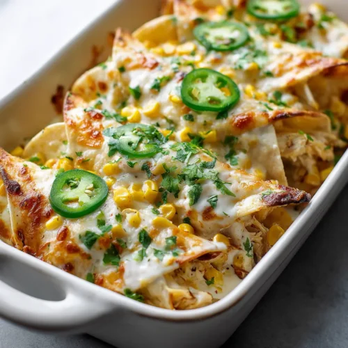 White Chicken Chili Tacos: The Ultimate Baked Casserole