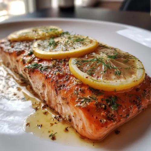 Perfectly Flaky Lemon Dill Baked Salmon